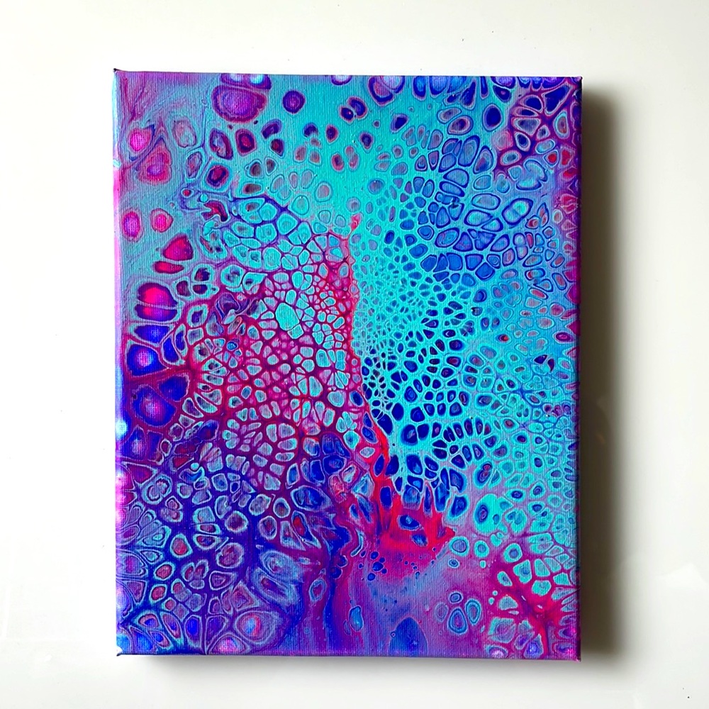 Acrylic pour painting